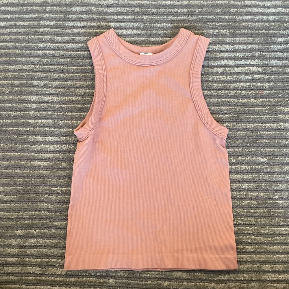 pink dynamic full length tank top